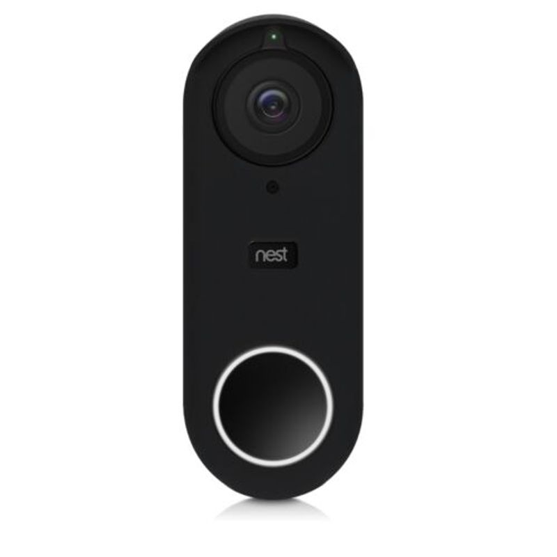 Laptop, Telefoane si Tablete - Telefoane mobile si accesorii - Accesorii Telefoane - Huse telefoane - Husa de protectie pentru Nest Hello Video Doorbell, Kwmobile, Negru, Silicon, 48246.01 - Infinity.ro