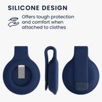 Laptop, Telefoane si Tablete - Wearables si gadgeturi - Gadgeturi - Accesorii SMART - Clip de protectie pentru Apple AirTag, Kwmobile, Albastru, Silicon, 55732.17 - Infinity.ro