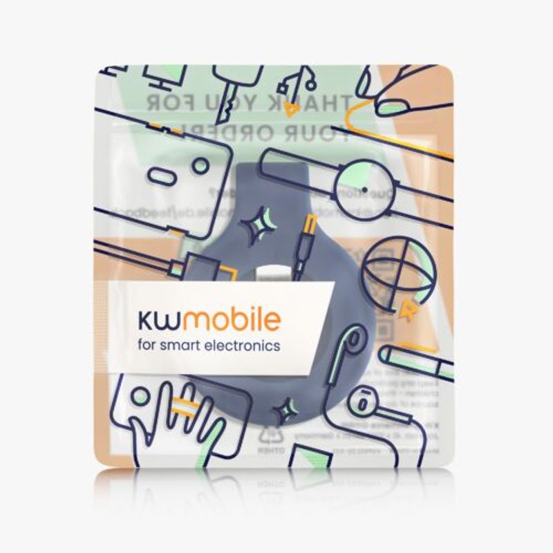 Laptop, Telefoane si Tablete - Wearables si gadgeturi - Gadgeturi - Accesorii SMART - Clip de protectie pentru Apple AirTag, Kwmobile, Albastru, Silicon, 55732.17 - Infinity.ro