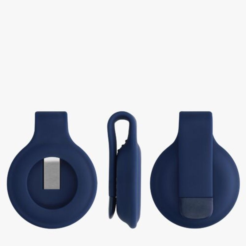 Laptop, Telefoane si Tablete - Wearables si gadgeturi - Gadgeturi - Accesorii SMART - Clip de protectie pentru Apple AirTag, Kwmobile, Albastru, Silicon, 55732.17 - Infinity.ro
