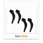 Casa si Gradina - Constructii - Echipamente de lucru - Ochelari protectia muncii si Viziere protective - Set 4 Terminale anti-alunecare pentru ochelari, Kwmobile, Negru, Silicon, 51173.01 - Infinity.ro