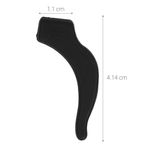 Casa si Gradina - Constructii - Echipamente de lucru - Ochelari protectia muncii si Viziere protective - Set 4 Terminale anti-alunecare pentru ochelari, Kwmobile, Negru, Silicon, 51173.01 - Infinity.ro