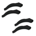 Casa si Gradina - Constructii - Echipamente de lucru - Ochelari protectia muncii si Viziere protective - Set 4 Terminale anti-alunecare pentru ochelari, Kwmobile, Negru, Silicon, 51173.01 - Infinity.ro