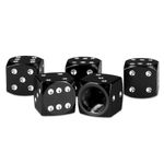 Auto si Moto - Anvelope si jante - Accesorii roti - Alte accesorii roti - Set 5 Capace pentru valva , Kwmobile, Negru, Metal, 45855.01 - Infinity.ro