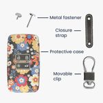 Auto si Moto - Electronice auto - Accesorii electronice auto - Husa Cheie Auto kwmobile pentru Renault/Dacia  4 Butoane - Keyless Go, Piele ecologica, Multicolor, 44637.70 - Infinity.ro