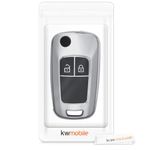 Auto si Moto - Electronice auto - Accesorii electronice auto - Husa Cheie Auto pentru Opel/Chevrolet, 2 Butoane, Silicon, Silver, 52649.02 - Infinity.ro