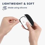 PC, gaming si accesorii - Gaming - Accesorii gaming - Controlere, Volane si Casti gaming - Husa pentru casti JBL Wave 200TWS, Kwmobile, Negru, Silicon, 57411.01 - Infinity.ro