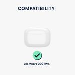 PC, gaming si accesorii - Gaming - Accesorii gaming - Controlere, Volane si Casti gaming - Husa pentru casti JBL Wave 200TWS, Kwmobile, Negru, Silicon, 57411.01 - Infinity.ro