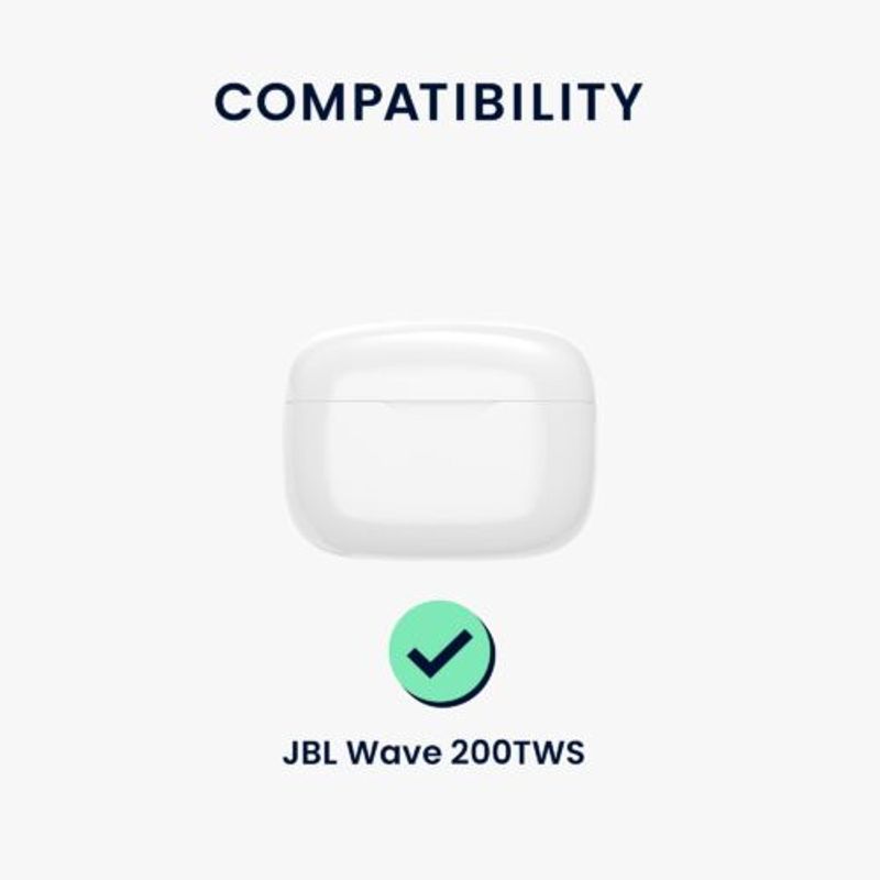 PC, gaming si accesorii - Gaming - Accesorii gaming - Controlere, Volane si Casti gaming - Husa pentru casti JBL Wave 200TWS, Kwmobile, Negru, Silicon, 57411.01 - Infinity.ro