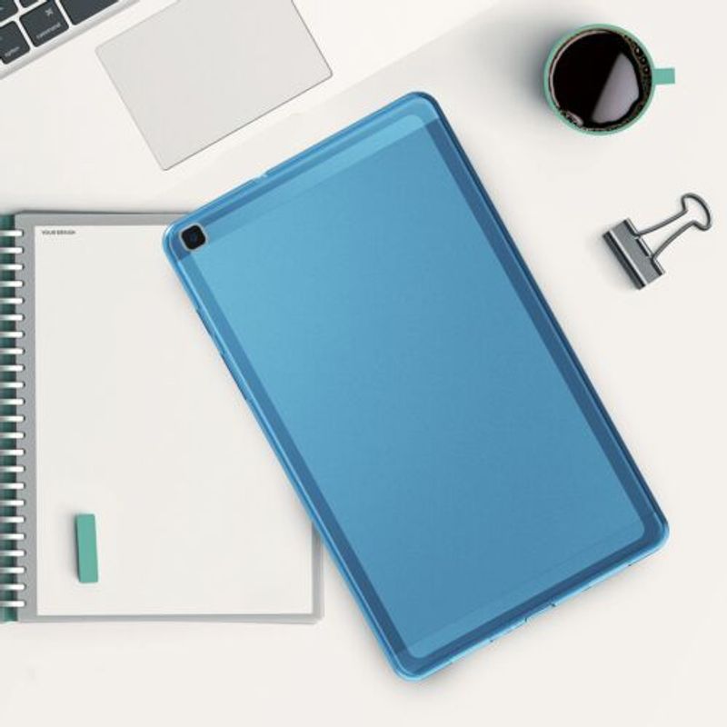 Laptop, Telefoane si Tablete - Telefoane mobile si accesorii - Accesorii Telefoane - Alte accesorii telefoane - Husa pentru Samsung Galaxy Tab A 8.0 (2019), Silicon, Albastru, 49493.04 - Infinity.ro