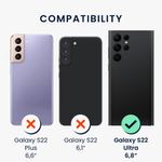 Laptop, Telefoane si Tablete - Telefoane mobile si accesorii - Accesorii Telefoane - Alte accesorii telefoane - Husa kwmobile pentru Samsung Galaxy S22 Ultra, Silicon, Portocaliu, 56765.150 - Infinity.ro