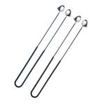 Laptop, Telefoane si Tablete - Wearables si gadgeturi - Gadgeturi - Accesorii SMART - Set 2 Snur kwmobile pentru Samsung Galaxy Buds2 Pro, Silicon, Negru/Albastru, 60106.02 - Infinity.ro