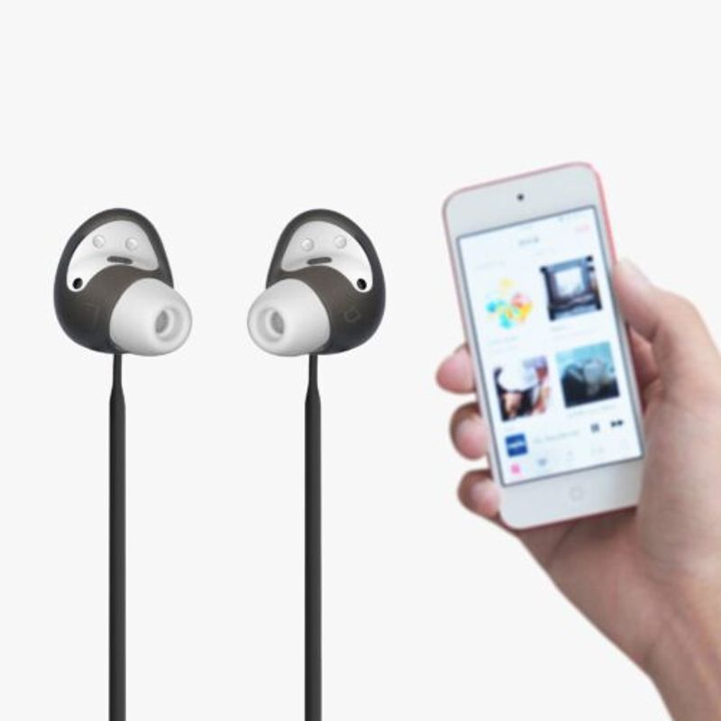 Laptop, Telefoane si Tablete - Wearables si gadgeturi - Gadgeturi - Accesorii SMART - Set 2 Snur kwmobile pentru Samsung Galaxy Buds2 Pro, Silicon, Negru/Albastru, 60106.02 - Infinity.ro