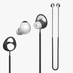 Laptop, Telefoane si Tablete - Wearables si gadgeturi - Gadgeturi - Accesorii SMART - Set 2 Snur kwmobile pentru Samsung Galaxy Buds2 Pro, Silicon, Negru/Albastru, 60106.02 - Infinity.ro