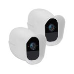 Laptop, Telefoane si Tablete - Wearables si gadgeturi - Gadgeturi - Accesorii SMART - Set 2 Huse pentru camera de supraveghere Arlo Pro/Pro 2 Smart, Kwmobile, Alb, Silicon, 45852.02 - Infinity.ro