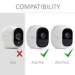 Laptop, Telefoane si Tablete - Wearables si gadgeturi - Gadgeturi - Accesorii SMART - Set 2 Huse pentru camera de supraveghere Arlo Pro/Pro 2 Smart, Kwmobile, Alb, Silicon, 45852.02 - Infinity.ro