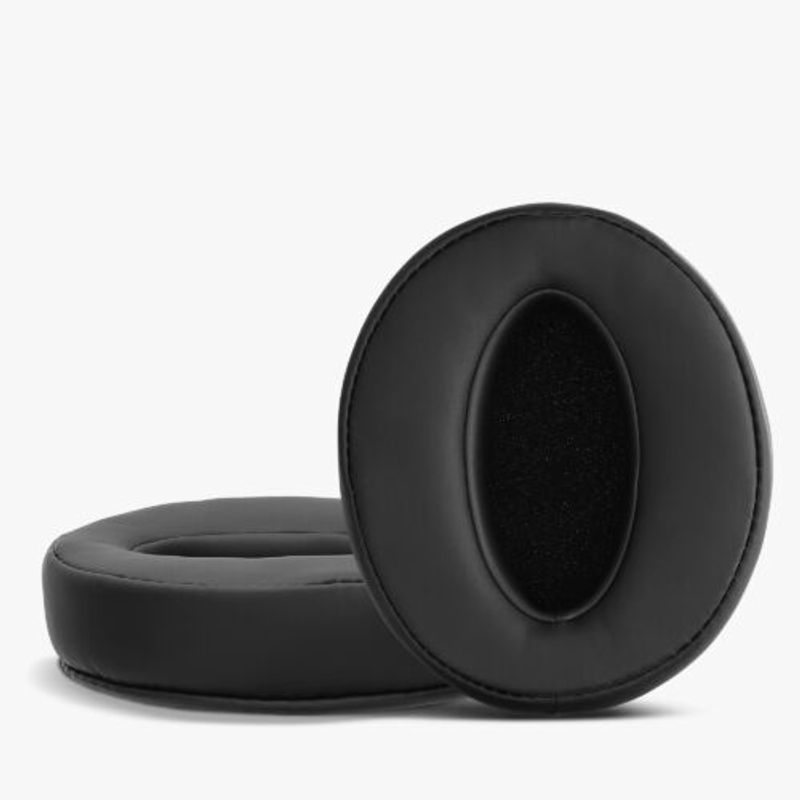 Laptop, Telefoane si Tablete - Wearables si gadgeturi - Gadgeturi - Accesorii SMART - Set 2 Earpads kwmobile pentru Sennheiser HD400S/HD450SE/HD458BT, Piele ecologica, Negru, 59843.01 - Infinity.ro