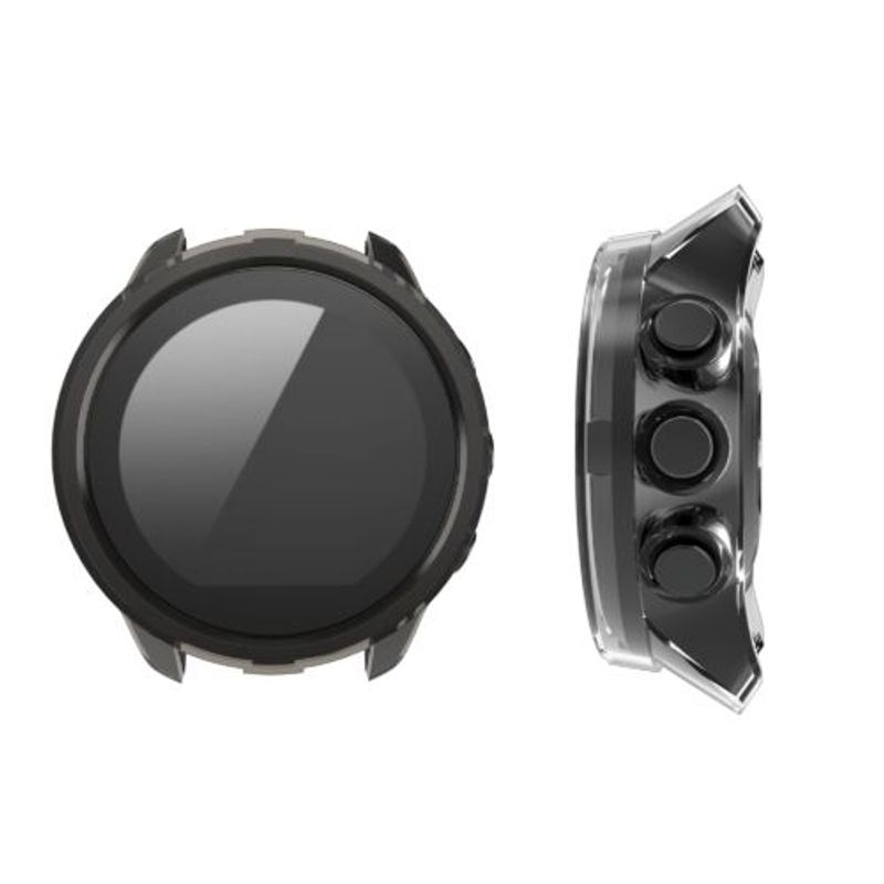 Laptop, Telefoane si Tablete - Wearables si gadgeturi - Gadgeturi - Accesorii SMART - Set 2 Huse pentru Suunto 9/9 Baro/Spartan Sport Wrist HR, Kwmobile, Silicon, Transparent/Gri, 52665.03 - Infinity.ro