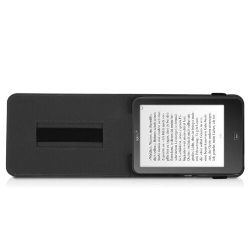 Laptop, Telefoane si Tablete - Tablete si accesorii tablete - Accesorii Tablete - Alte accesorii tablete - Husa pentru Tolino Vision 4/Vision 3/Vision 2, Textil, Gri, 48973.01 - Infinity.ro