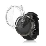 Laptop, Telefoane si Tablete - Wearables si gadgeturi - Gadgeturi - Accesorii SMART - Set 2 Huse pentru Suunto 9/9 Baro/Spartan Sport Wrist HR, Kwmobile, Silicon, Transparent/Gri, 52665.03 - Infinity.ro