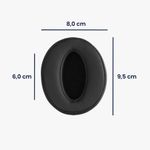 Laptop, Telefoane si Tablete - Wearables si gadgeturi - Gadgeturi - Accesorii SMART - Set 2 Earpads kwmobile pentru Sennheiser HD400S/HD450SE/HD458BT, Piele ecologica, Negru, 59843.01 - Infinity.ro