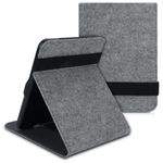 Laptop, Telefoane si Tablete - Tablete si accesorii tablete - Accesorii Tablete - Alte accesorii tablete - Husa pentru Tolino Vision 4/Vision 3/Vision 2, Textil, Gri, 48973.01 - Infinity.ro