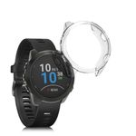 Laptop, Telefoane si Tablete - Wearables si gadgeturi - Gadgeturi - Accesorii SMART - Set 2 huse pentru Garmin Forerunner 245/Forerunner 245 Music, Kwmobile, Negru/Transparent, Silicon, 58177.02 - Infinity.ro