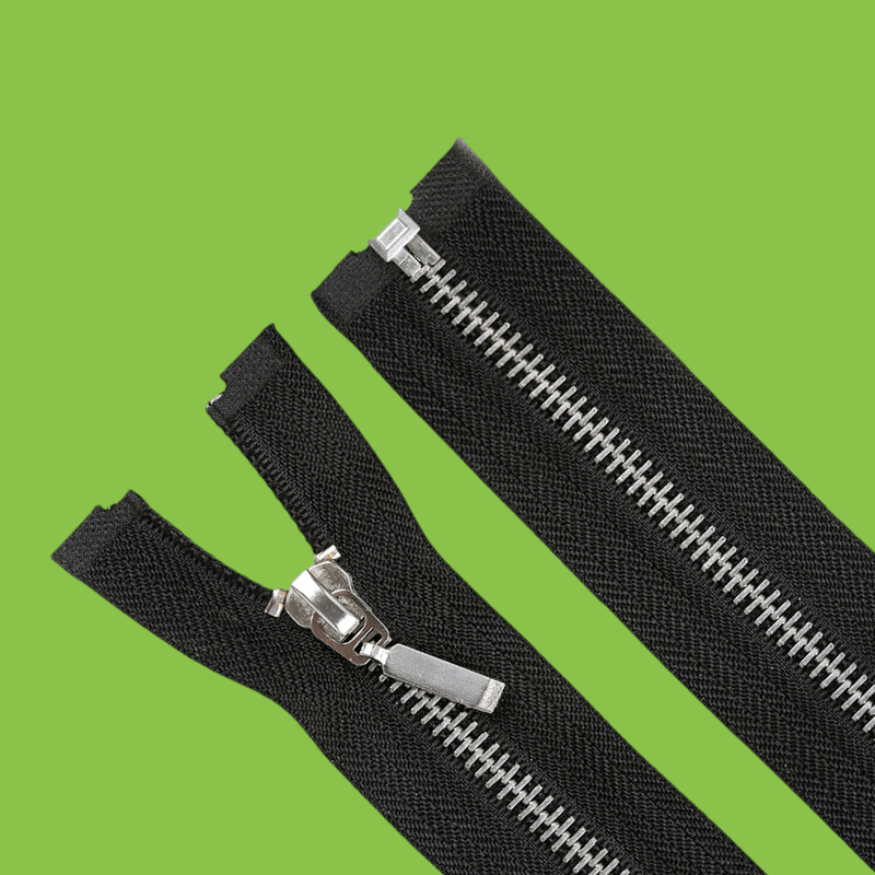 Casa si Gradina - Decoratiuni - DIY - Articole mercerie - Fermoar metalic detasabil, lungime 75 cm, Negru - Infinity.ro