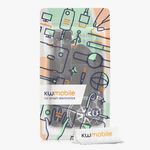 Sport si Outdoor - Camping - Accesorii camping si drumetii - Set 2 Etichete pentru bagaje, Kwmobile, Negru/Alb, Piele ecologica, 53127.05 - Infinity.ro