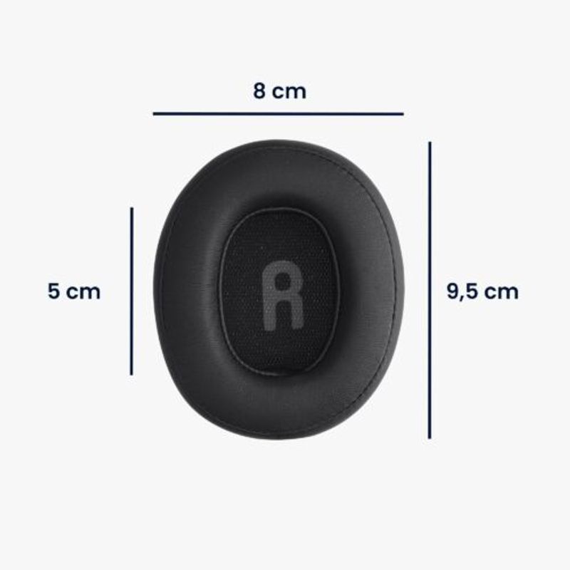 Laptop, Telefoane si Tablete - Wearables si gadgeturi - Gadgeturi - Accesorii SMART - Set 2 Perne de urechi pentru casti JBL Tune 700BT/Tune 700BTNC/Tune 750BT, Kwmobile, Negru, Piele ecologica, 59040.01 - Infinity.ro