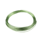 Jucarii, Copii si Bebe - Jucarii si jocuri - Jucarii & jocuri educative - Seturi de artizanat - Sarma aluminiu pentru decoratiuni, diametru 1 mm, lungime 10 m, Verde deschis - Infinity.ro
