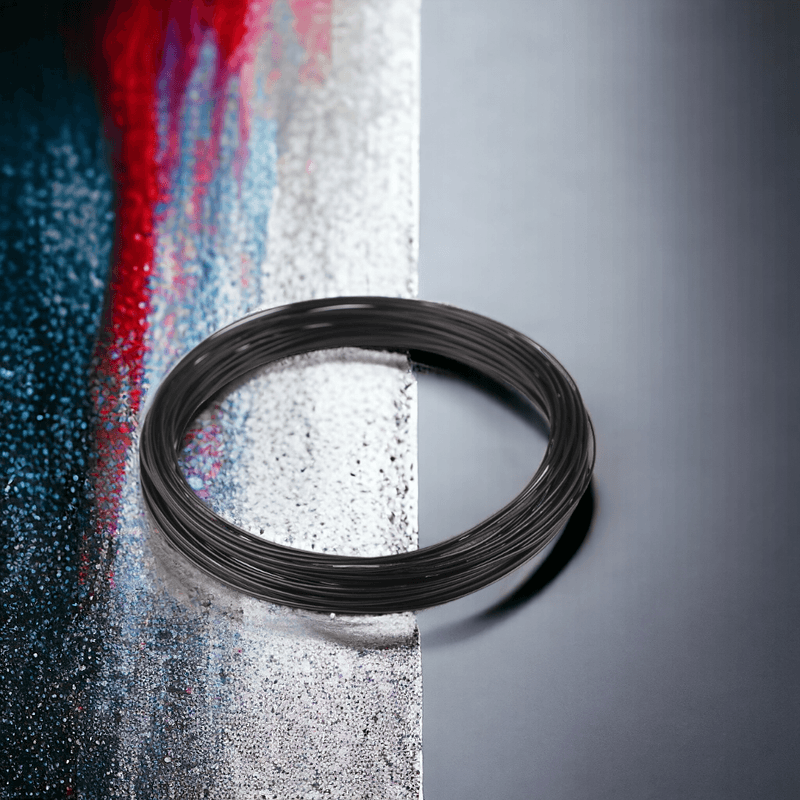 Jucarii, Copii si Bebe - Jucarii si jocuri - Jucarii & jocuri educative - Seturi de artizanat - Sarma aluminiu pentru decoratiuni, diametru 1 mm, lungime 10 m, Negru - Infinity.ro