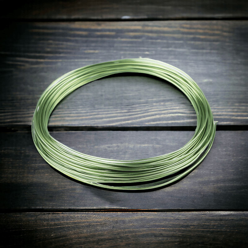 Jucarii, Copii si Bebe - Jucarii si jocuri - Jucarii & jocuri educative - Seturi de artizanat - Sarma aluminiu pentru decoratiuni, diametru 1 mm, lungime 10 m, Verde deschis - Infinity.ro