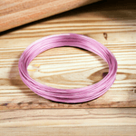 Jucarii, Copii si Bebe - Jucarii si jocuri - Jucarii & jocuri educative - Seturi de artizanat - Sarma aluminiu pentru decoratiuni, diametru 1 mm, lungime 10 m, Roz - Infinity.ro