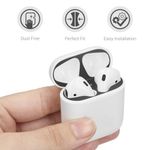 PC, gaming si accesorii - Gaming - Accesorii gaming - Controlere, Volane si Casti gaming - Set 2 Aparatori de praf pentru casti Apple AirPods 2/AirPods 1, Kwmobile, Negru, Plastic, 48242.01 - Infinity.ro