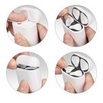 PC, gaming si accesorii - Gaming - Accesorii gaming - Controlere, Volane si Casti gaming - Set 2 Aparatori de praf pentru casti Apple AirPods 2/AirPods 1, Kwmobile, Negru, Plastic, 48242.01 - Infinity.ro