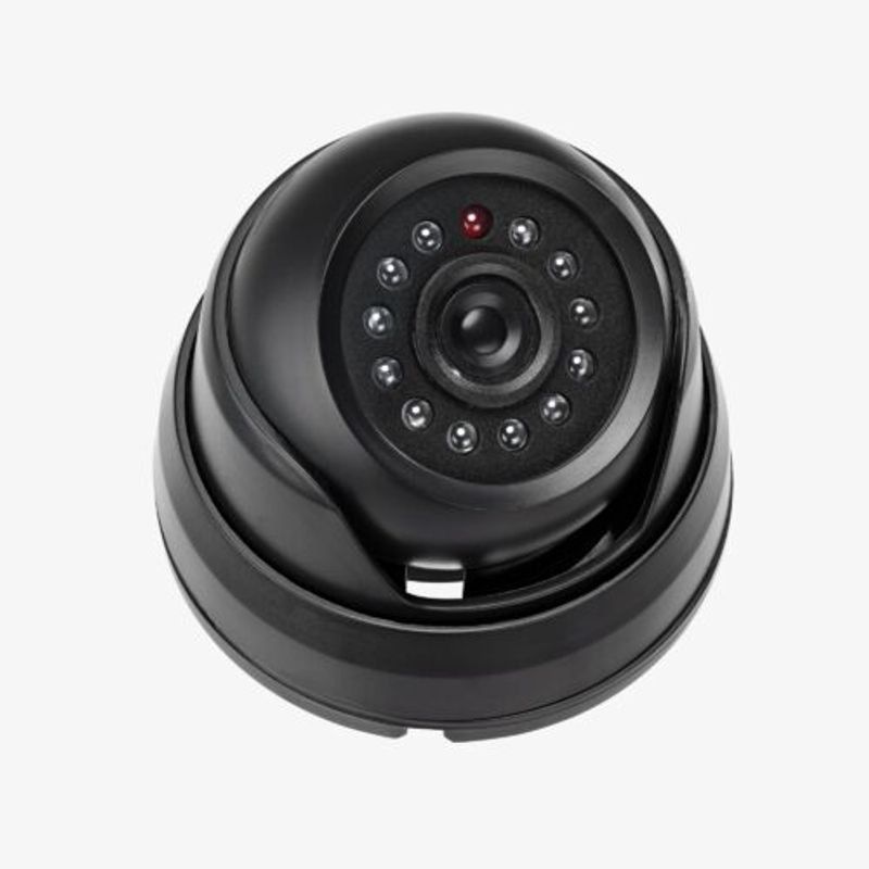 Casa si Gradina - Electrice - Smart Home - Accesorii control acces si supraveghere - Set 2 Camere de supraveghere false cu lumini LED, Kwmobile, Negru, Plastic, 53927.02.01 - Infinity.ro