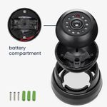 Casa si Gradina - Electrice - Smart Home - Accesorii control acces si supraveghere - Set 2 Camere de supraveghere false cu lumini LED, Kwmobile, Negru, Plastic, 53927.02.01 - Infinity.ro