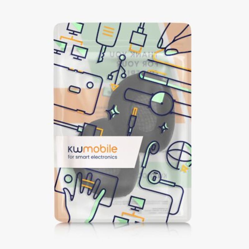 Laptop, Telefoane si Tablete - Wearables si gadgeturi - Gadgeturi - Accesorii SMART - Set 2 Perne de urechi pentru casti Sennheiser RS160/RS170/RS180, Kwmobile, Negru, Textil, 59704.01 - Infinity.ro