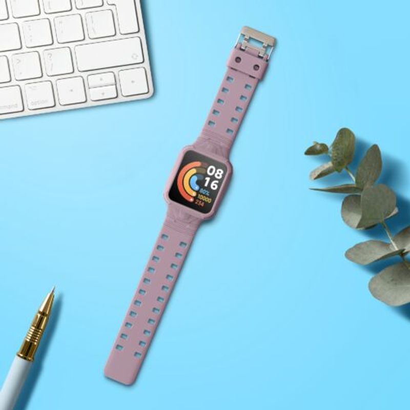 Laptop, Telefoane si Tablete - Wearables si gadgeturi - Gadgeturi - Accesorii SMART - Curea pentru Xiaomi Mi Watch Lite/Redmi Watch, Kwmobile, Mov, Silicon, 58886.192 - Infinity.ro