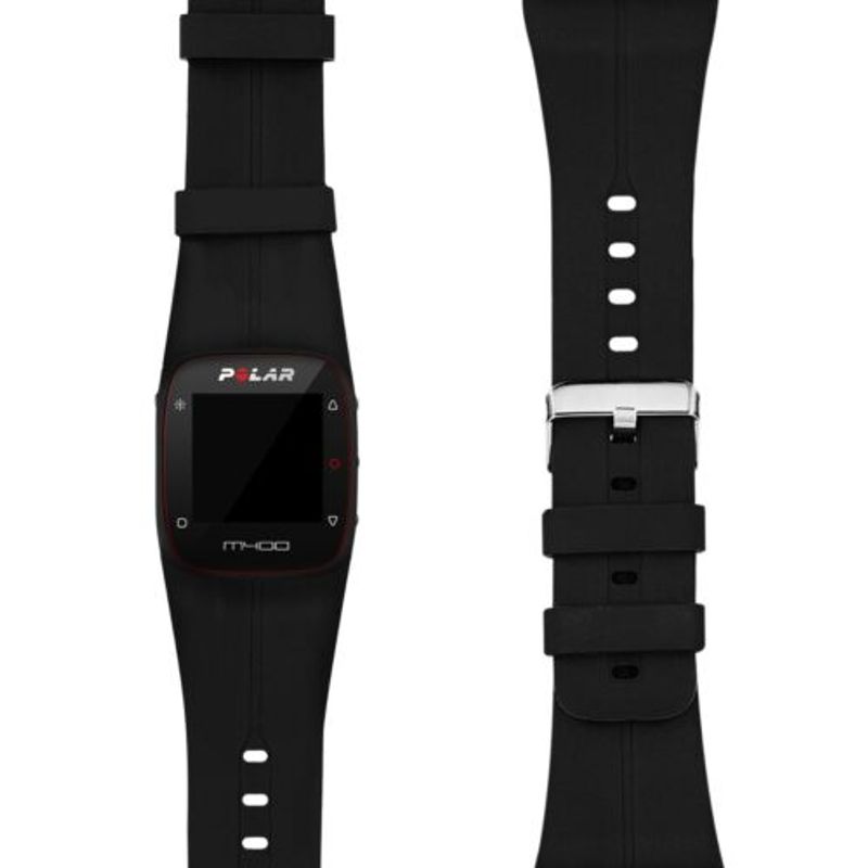 Laptop, Telefoane si Tablete - Wearables si gadgeturi - Gadgeturi - Accesorii SMART - Curea pentru Polar M400/M430, Silicon, Negru, 43569.01 - Infinity.ro
