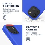 Laptop, Telefoane si Tablete - Telefoane mobile si accesorii - Accesorii Telefoane - Huse telefoane - Husa kwmobile pentru Apple iPhone 13 Mini, Silicon, Albastru, 55877.134 - Infinity.ro