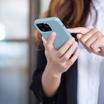 Laptop, Telefoane si Tablete - Telefoane mobile si accesorii - Accesorii Telefoane - Huse telefoane - Husa Kwmobile pentru Apple iPhone 13 Pro, Silicon, Verde, 55880.206 - Infinity.ro