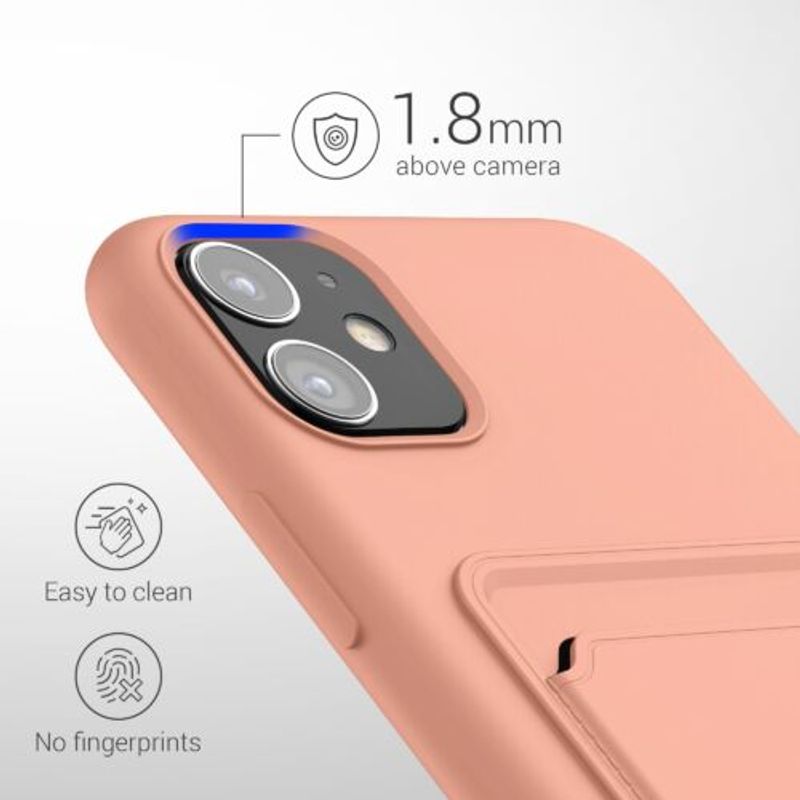 Laptop, Telefoane si Tablete - Telefoane mobile si accesorii - Accesorii Telefoane - Huse telefoane - Husa Kwmobile pentru Apple iPhone 11, Silicon, Roz, 55114.199 - Infinity.ro