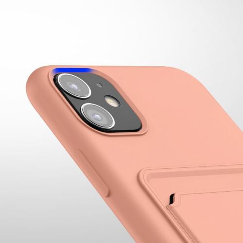 Laptop, Telefoane si Tablete - Telefoane mobile si accesorii - Accesorii Telefoane - Huse telefoane - Husa Kwmobile pentru Apple iPhone 11, Silicon, Roz, 55114.199 - Infinity.ro