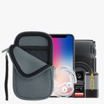 Laptop, Telefoane si Tablete - Telefoane mobile si accesorii - Accesorii Telefoane - Huse telefoane - Husa universala pentru telefon, M, 5.5", Neopren, Gri, 46188.2.12 - Infinity.ro