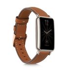 Laptop, Telefoane si Tablete - Wearables si gadgeturi - Gadgeturi - Accesorii SMART - Curea pentru Huawei Watch Fit Mini, Kwmobile, Maro, Piele naturala, 59534.05 - Infinity.ro