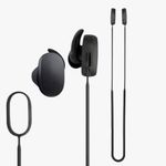 Laptop, Telefoane si Tablete - Wearables si gadgeturi - Gadgeturi - Accesorii SMART - Curea pentru casti Bose QuietComfort Earbuds, Kwmobile, Negru, Silicon, 59280.01 - Infinity.ro