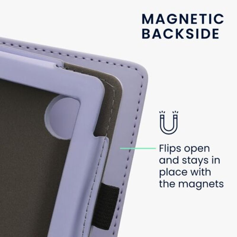 Laptop, Telefoane si Tablete - Tablete si accesorii tablete - Accesorii Tablete - Huse tablete - Husa kwmobile pentru Kobo Clara 2E, Piele ecologica, Mov, 60052.108 - Infinity.ro