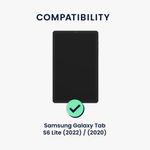 Laptop, Telefoane si Tablete - Tablete si accesorii tablete - Accesorii Tablete - Huse tablete - Book Cover kwmobile pentru Samsung Galaxy Tab S6 Lite/Galaxy Tab S6 Lite (2022), Piele ecologica, Negru, 60308.01 - Infinity.ro